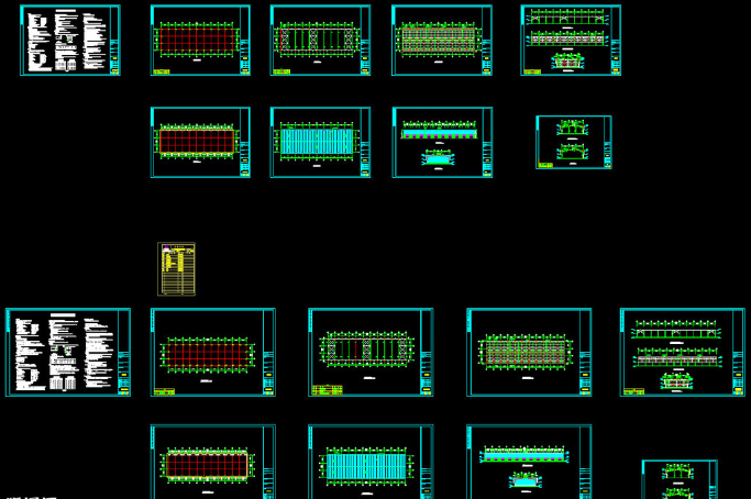 亳州钢结构厂房图纸